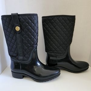 Tommy Hilfiger Rain Boots Size 6 Black